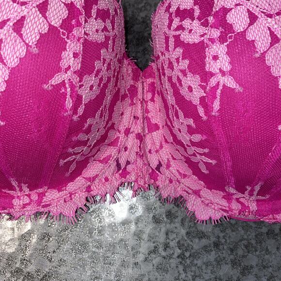 Victoria's Secret Dream Angels Multi way/ Multi options 34DD bra Pink Flowers - Picture 3 of 10